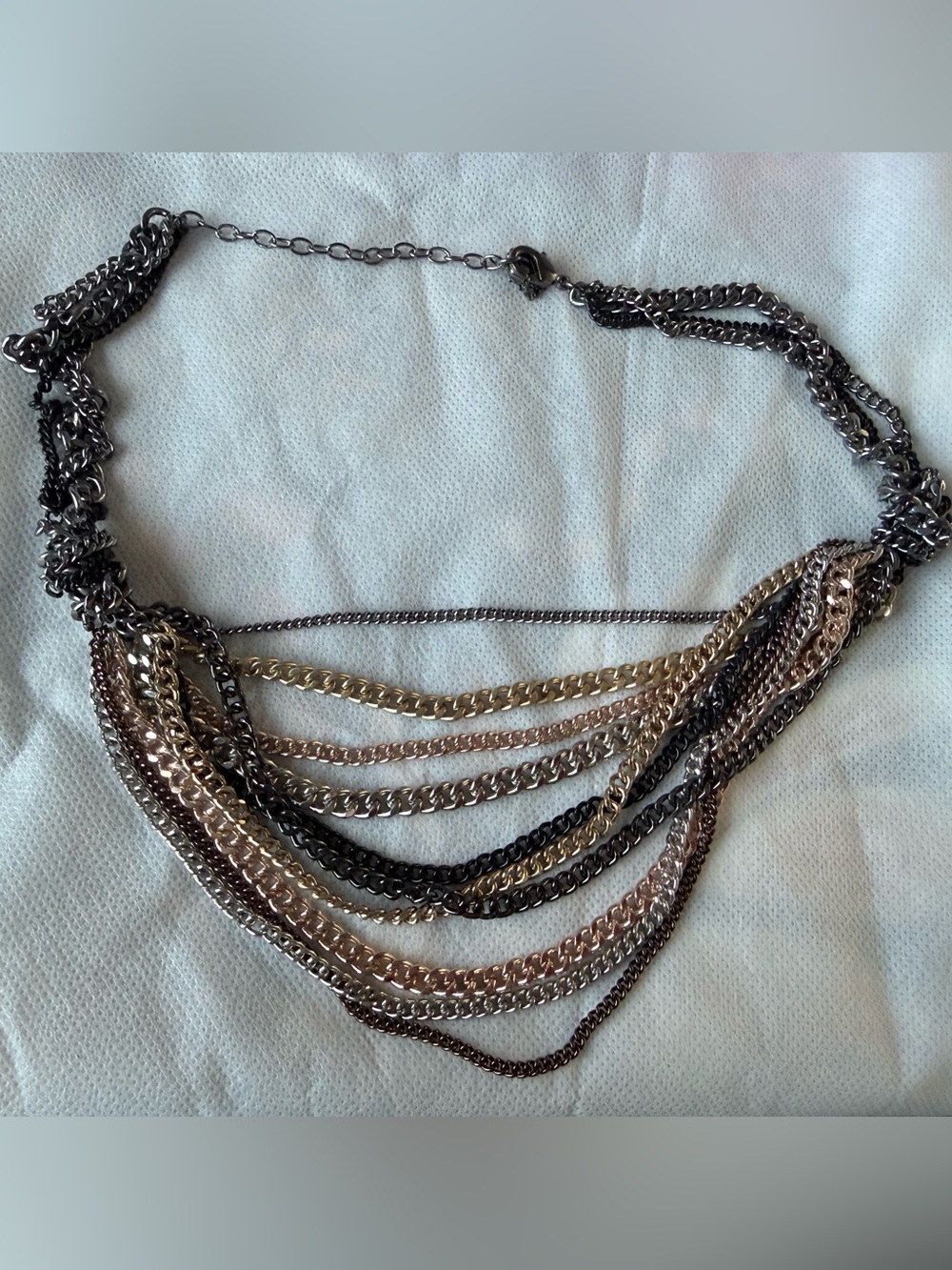 Simply Vera Vera Wang Layered Multi-Tone Chain Necklace